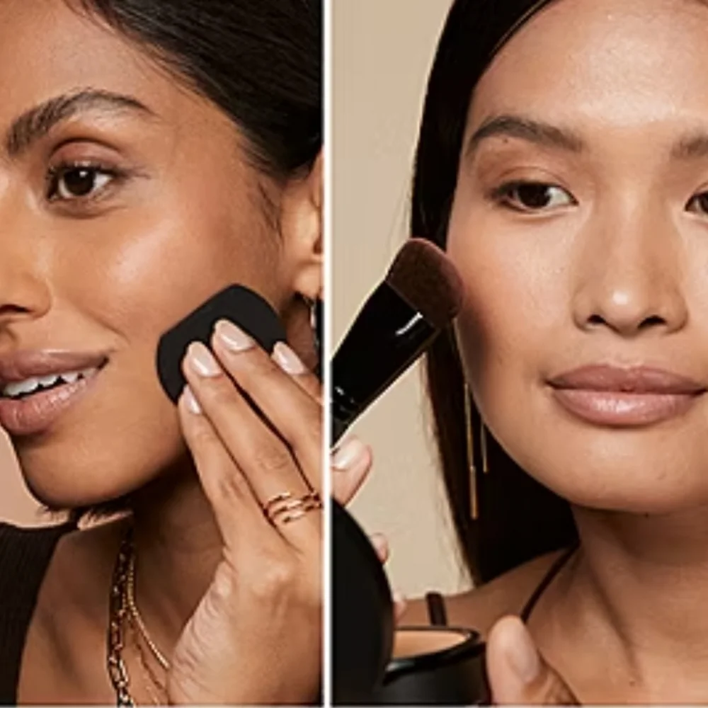 bareMinerals BAREPRO Skin-Perfecting Powder Foundation Med Deep 45 Warm